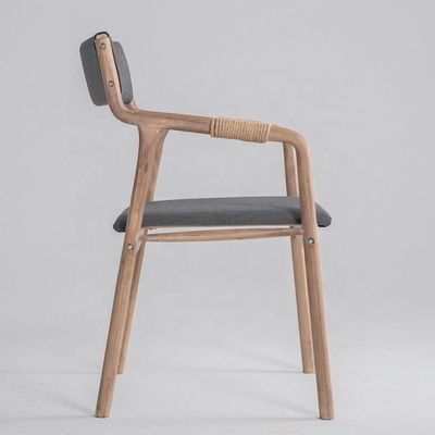Eetkamermeubilair Massivhouten Vintage stijl touw Ingericht Eetstoel