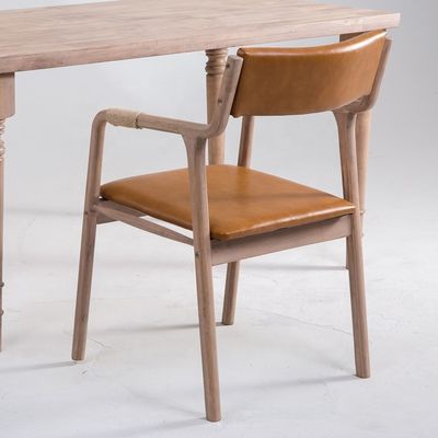 Eetkamermeubilair Massivhouten Vintage stijl touw Ingericht Eetstoel
