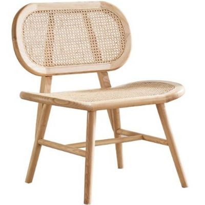 Rattan cover materiaal modern design stijl massief hout stoel voor concurrerende luxe eetkamermeubelen