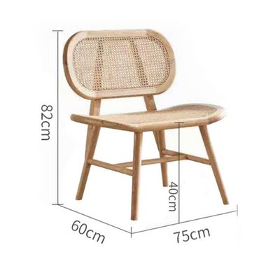 Rattan cover materiaal modern design stijl massief hout stoel voor concurrerende luxe eetkamermeubelen