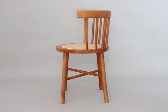 Persoonlijke kleuren Klantontwerpen Acceptabel Noordse Moderne Rattan Stoel Houten meubels