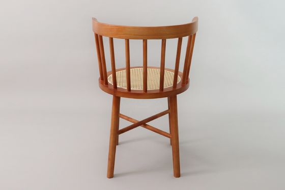 Persoonlijke kleuren Klantontwerpen Acceptabel Noordse Moderne Rattan Stoel Houten meubels