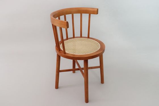 Persoonlijke kleuren Klantontwerpen Acceptabel Noordse Moderne Rattan Stoel Houten meubels