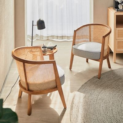 Hotel Restaurant Banket Rattan stoel met creatief ontwerp Modern huis woonkamer meubels Leisure stoelen