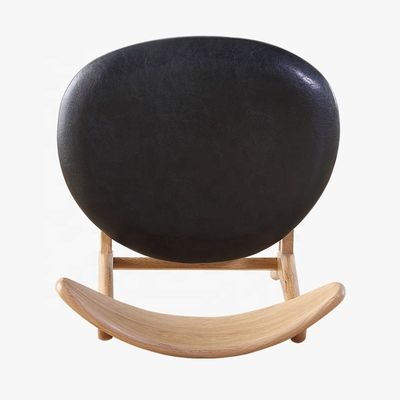 Europese stijl PU leer gepoleerde houten eetkamer restaurant stoel voor modern en luxe design