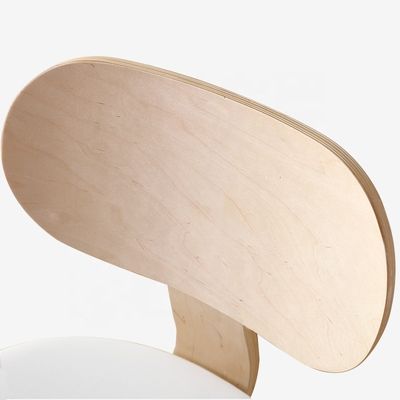 Postverpakking Eiken houten eetstoel met modieus PU-dekbed