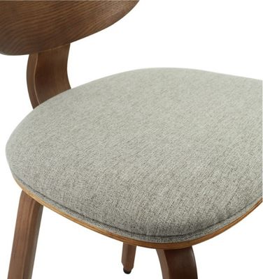Eetstoel Nordic Meubels Gepolsterde houten stoelen Afneembare koffie stoel Montage Specifiek W44cm*D46cm*89cm