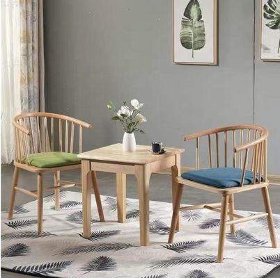 Modern ontwerp stapel Winsor Eetstoel Massivhouten meubels voor Nordic Custom Restaurant