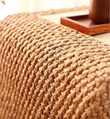 Home Meubelen Modern Design Stijl eind Natuurlijk Houten Frame Straw Woven Artistieke Japanse Stijl Koffietafel voor woonkamer