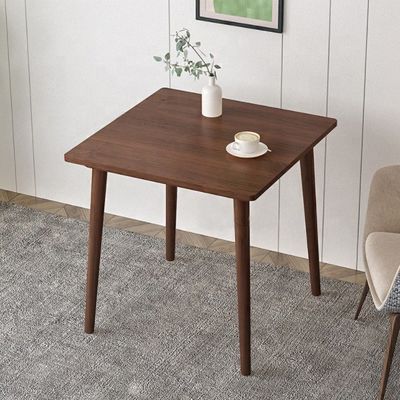Gepersonaliseerd Kleur Solid Hout Eetkamer Vierkante Koffietafel Moderne Lichte Luxe Kleine Vierkante Tafel