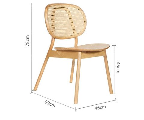 Nieuwste 5 sterren rattan stoel solide eiken meubilair kantore stoelen voor persoonlijke op maat in modern design
