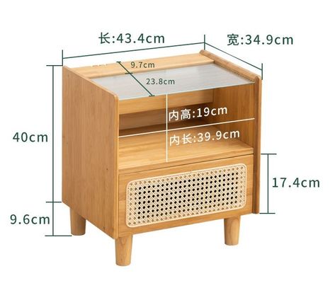 Houten kast opslagkasten met aangepaste kleur voor ruimtebesparende meubels in houten materiaal en modern ontwerp