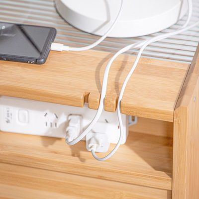 Houten kast opslagkasten met aangepaste kleur voor ruimtebesparende meubels in houten materiaal en modern ontwerp