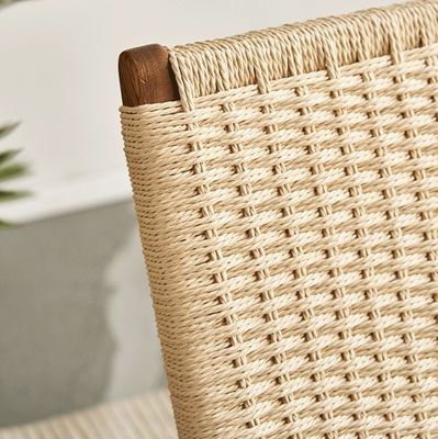 Woonkamer Woven Rattan Chair Solid Wood Folding Rattan Eetkamer met nieuwste design Outdoor Meubels