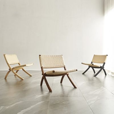 Woonkamer Woven Rattan Chair Solid Wood Folding Rattan Eetkamer met nieuwste design Outdoor Meubels