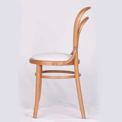 Postverpakking Y Hoog rug houten eetstoel met antiek ontwerp en beuk houten bekleding