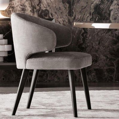 Houten been fluweel gepoleerde vleugel rugleuning Eetstoel voor comfortabel en elegant eten