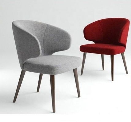 Houten been fluweel gepoleerde vleugel rugleuning Eetstoel voor comfortabel en elegant eten