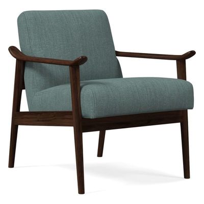 OEM Ja Nordic Style Solid Oak Wood Frame Moderne bank Leisure Chair voor woonkamer Houten fauteuil