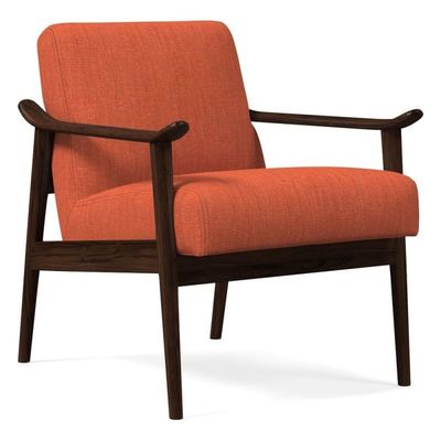 OEM Ja Nordic Style Solid Oak Wood Frame Moderne bank Leisure Chair voor woonkamer Houten fauteuil