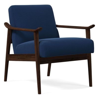 OEM Ja Nordic Style Solid Oak Wood Frame Moderne bank Leisure Chair voor woonkamer Houten fauteuil