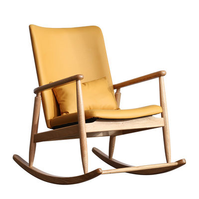 Overgangsontwerpstijl Solid Wood Office Leisure Chair met zacht kussen en concurrerend