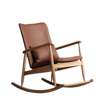 Overgangsontwerpstijl Solid Wood Office Leisure Chair met zacht kussen en concurrerend