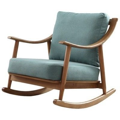 Postverpakking Houten meubels schommelbank stoel voor thuis en kantoor in Noord-Europa Stijlontwerp