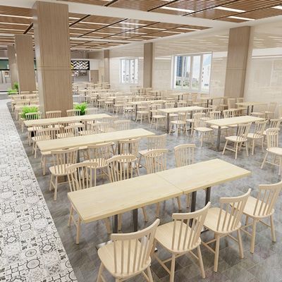 Postverpakking Eettafel stoel combinatie voor snackbar in fastfood restaurant kraam