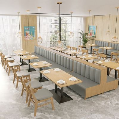 Postverpakking Eettafel stoel combinatie voor snackbar in fastfood restaurant kraam