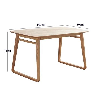 Home Meubelen gegarandeerd rechthoekige houten eettafel voor de decoratie van de eetkamer