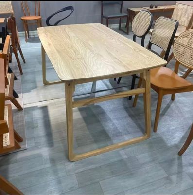 Home Meubelen gegarandeerd rechthoekige houten eettafel voor de decoratie van de eetkamer