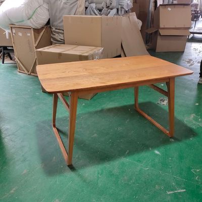 Home Meubelen gegarandeerd rechthoekige houten eettafel voor de decoratie van de eetkamer