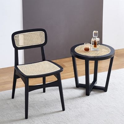 Verstelbare houten rattan eetstoelen met moderne ontwerpstijl en ashout