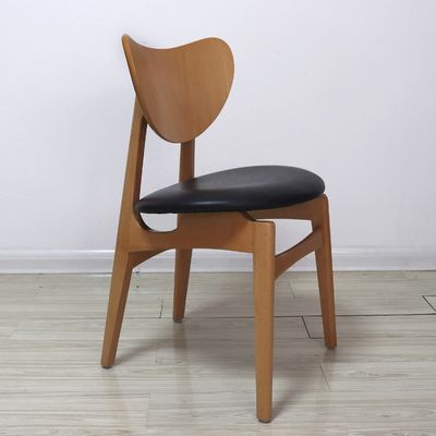 Algemene huishoudelijke meubels Moderne bekleding Zitplaatsen van massief hout Eetstoelen voor de huisbar