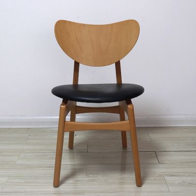 Algemene huishoudelijke meubels Moderne bekleding Zitplaatsen van massief hout Eetstoelen voor de huisbar