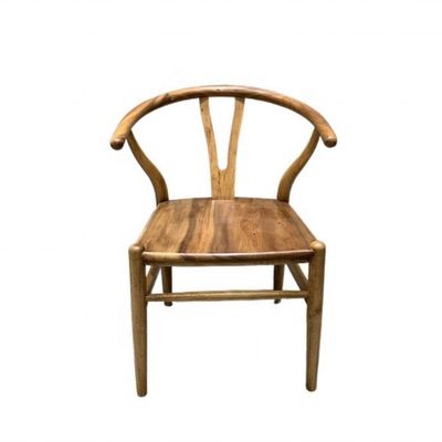 Y Restaurant Specific Solid Wood Eating Chair met NC/PU Verf en Wishbone Design