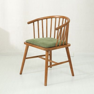 Moderne design Eetkamermeubilair Achtersteun Armsteun Houten Eetstoel in stijlvol ontwerp