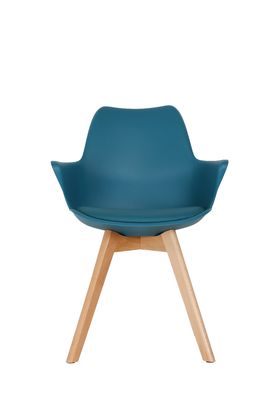 Duurzame Noorse kleurrijke moderne design eetstoel van kunststof Algemene woninginrichting OEM OEM aanvaard