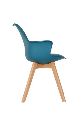 Duurzame Noorse kleurrijke moderne design eetstoel van kunststof Algemene woninginrichting OEM OEM aanvaard