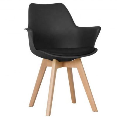 Duurzame Noorse kleurrijke moderne design eetstoel van kunststof Algemene woninginrichting OEM OEM aanvaard