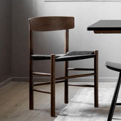 Verstelbare stoel van natuurpapier met touw Ash Hout Eetstoel Moderne design stijl met verstelbare stoel