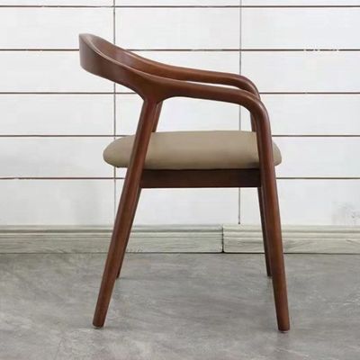 Eetstoel met leer kussen voor restaurant Cafe Hotel NO