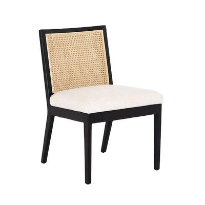Beste Franse stijl Rattan Back Solid Oak Hout Antieke Eetstoel Moderne Design Stijl voor specifieke