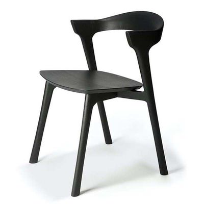 Comfortabele en elegante Nordic houten recreatie stoel voor Hotel Garden Coffee Shop 53cm*50cm*76cm