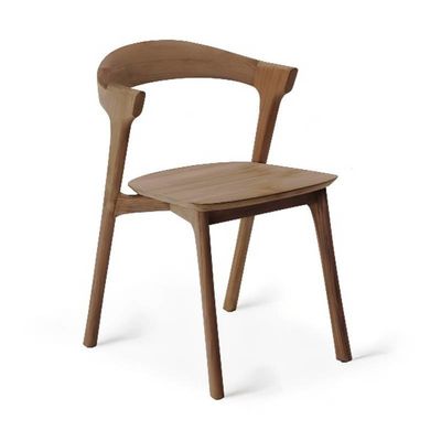 Comfortabele en elegante Nordic houten recreatie stoel voor Hotel Garden Coffee Shop 53cm*50cm*76cm
