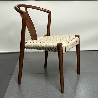 Restaurant Stackable Design Houten Eetstoel met verstelbare hoogte en postverpakking