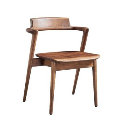 Specific Eetstoel Walnoot Massivhout Stoelen voor Restaurant door Tianjin Lulu Eetkamermeubilair
