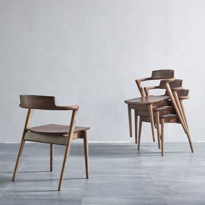 Specific Eetstoel Walnoot Massivhout Stoelen voor Restaurant door Tianjin Lulu Eetkamermeubilair