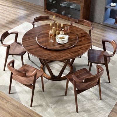 Specific Eetstoel Walnoot Massivhout Stoelen voor Restaurant door Tianjin Lulu Eetkamermeubilair